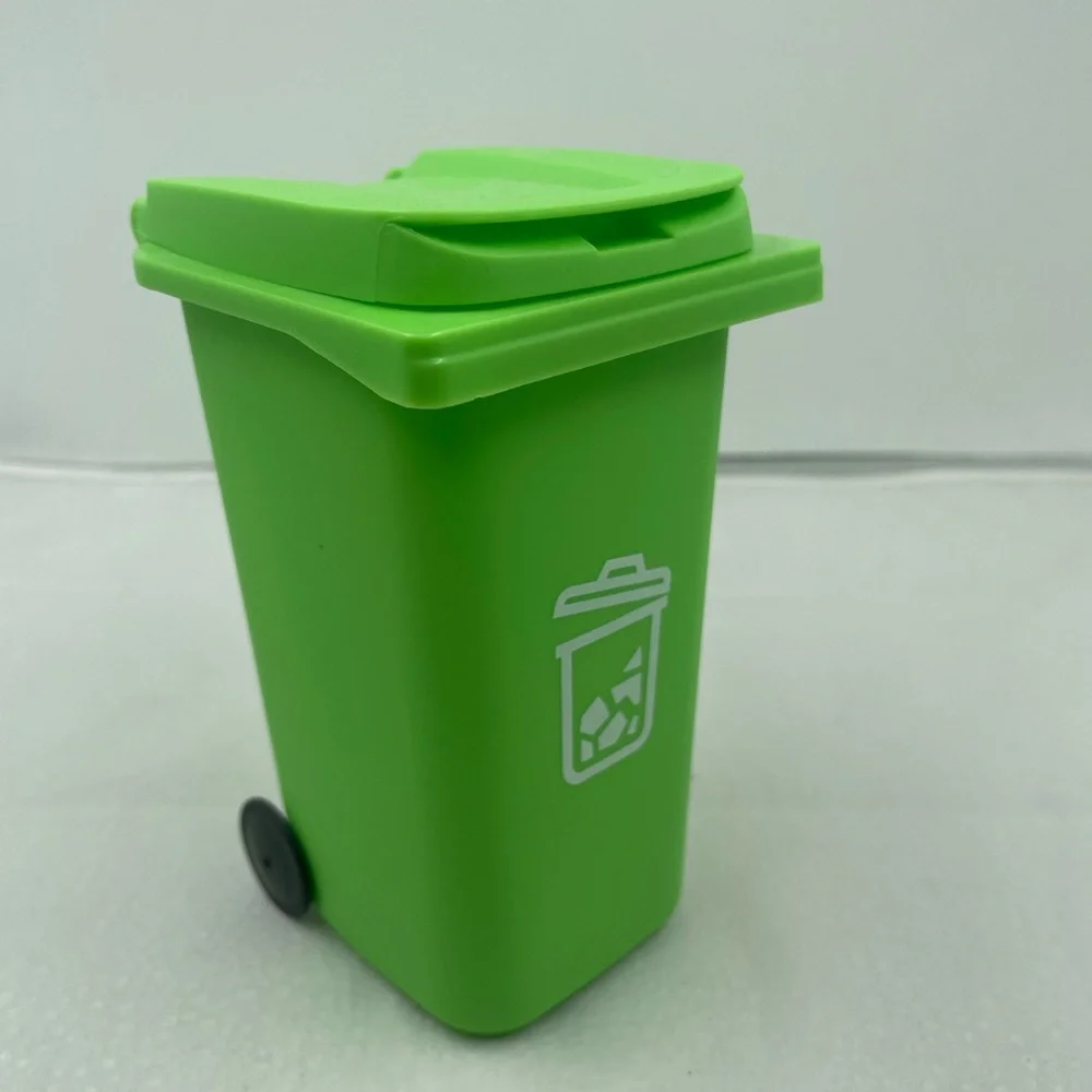 Neon Green Garbage Pencil Holder
